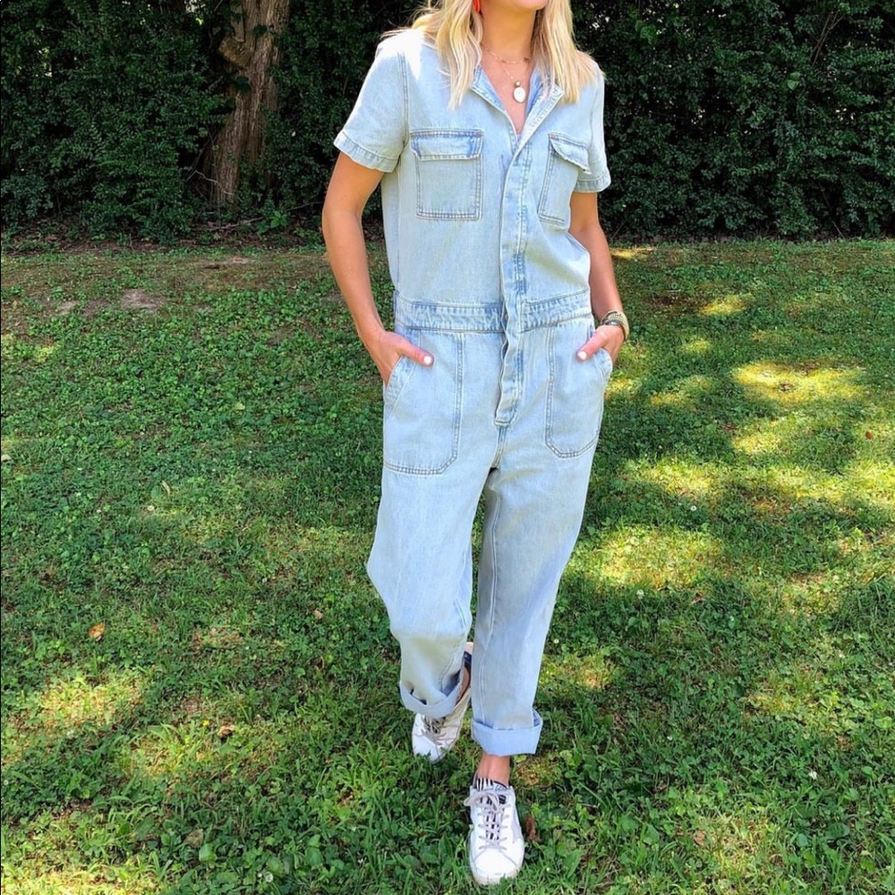 denim jumpsuit small